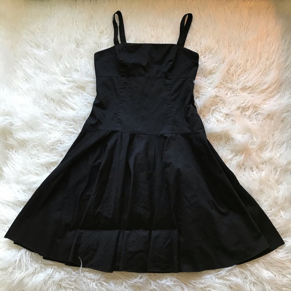 Lauren Ralph Lauren Black A-Line Sundress